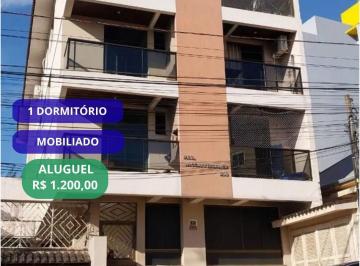 Apartamento · 48m² · 1 Quarto · Apartamento 1 dormitório, Mobiliado e com sacada próx a UFN