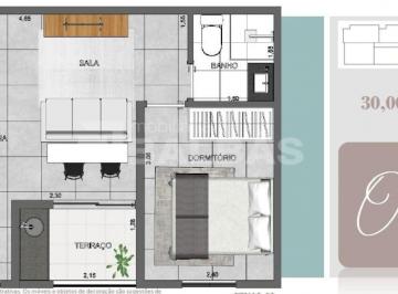 Apartamento · 30m² · 1 Quarto · APARTAMENTO TATUAPÉ - NOVO - 30 m²