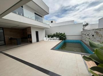 Casa · 565m² · 4 Quartos · 4 Vagas · Casa residencial em condomínio disponível para locação e venda no bairro Laranjeiras em Uberlândia-M