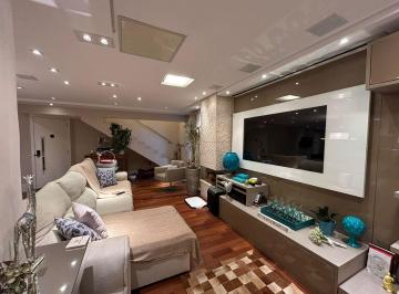 Sala · Apartamento com 4 dormitórios à venda, 200 m² por R$ 3.200.000,00 - Centro - Santo André/SP