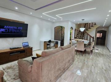 Casa · 290m² · 3 Quartos · 7 Vagas · Sobrado com 3 dormitórios à venda por R$ 790.000,00 - Jardim Rina - Santo André/SP