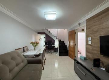 Casa · 125m² · 2 Quartos · 2 Vagas · Sobrado com 2 dormitórios à venda, 125 m² por R$ 625.000,00 - Vila Jordanópolis - São Bernardo do Ca