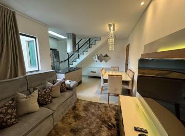 Apartamento · 134m² · 2 Quartos · 1 Vaga · Cobertura com 2 dormitórios à venda, 134 m² por R$ 640.000,00 - Vila Curuçá - Santo André/SP