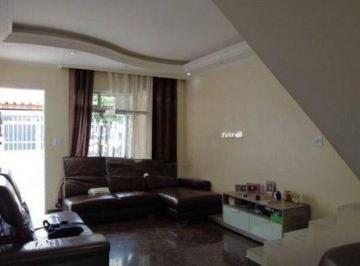 Casa · 222m² · 3 Quartos · 3 Vagas · Sobrado com 3 dormitórios para alugar por R$ 3.535,00/mês - Jardim Monte Líbano - Santo André/SP