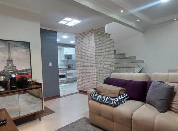 Casa · 96m² · 3 Quartos · 2 Vagas · Sobrado com 3 dormitórios à venda, 96 m² por R$ 580.000,00 - Jardim Santo Antônio - Santo André/SP