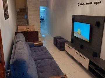 Sala · Sobrado com 2 dormitórios à venda, 70 m² por R$ 440.000,00 - Jardim Utinga - Santo André/SP