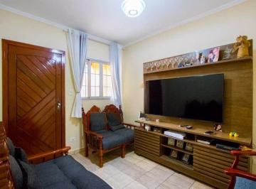 Casa · 107m² · 2 Quartos · 2 Vagas · Casa com 2 dormitórios à venda por R$ 550.000,00 - Jardim Paraíso - Santo André/SP