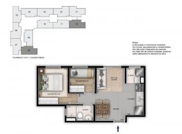 Apartamento · 38m² · 2 Quartos · Apartamento com 2 dormitórios à venda, 38 m² por R$ 304.315 - Campestre - Santo André/SP
