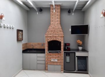 Área Gourmet · Sobrado com 3 dormitórios à venda, 109 m² por R$ 583.000,00 - Jardim Monções - Santo André/SP