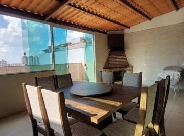 Apartamento · 120m² · 2 Quartos · 2 Vagas · Cobertura com 2 dormitórios à venda, 120 m² por R$ 530.000,00 - Vila Alzira - Santo André/SP