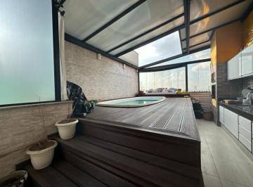Apartamento · 128m² · 2 Quartos · 2 Vagas · Cobertura com 2 dormitórios à venda, 128 m² por R$ 600.000,00 - Vila Tibiriçá - Santo André/SP