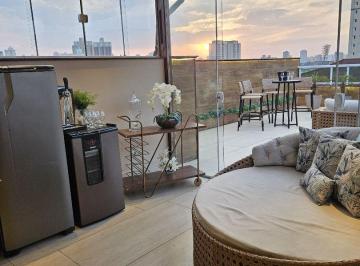 Apartamento · 140m² · 3 Quartos · 2 Vagas · Cobertura com 3 dormitórios à venda, 140 m² por R$ 760.000,00 - Vila Humaitá - Santo André/SP