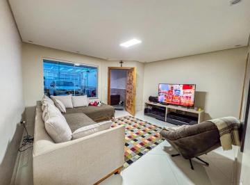 Casa · 152m² · 3 Quartos · 3 Vagas · Sobrado com 3 dormitórios à venda, 152 m² por R$ 950.000 - Vila Scarpelli - Santo André/SP