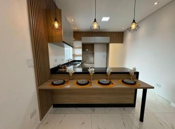 Casa · 100m² · 2 Quartos · 2 Vagas · Casa com 2 dormitórios à venda por R$ 490.000,00 - Parque Capuava - Santo André/SP