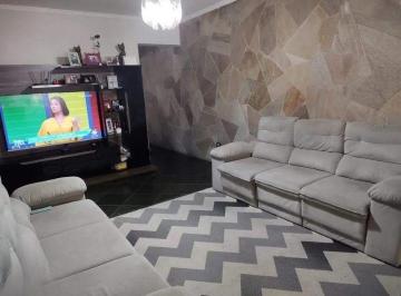 Casa · 176m² · 4 Quartos · 2 Vagas · Sobrado com 4 dormitórios à venda, 176 m² por R$ 585.000,00 - Vila Scarpelli - Santo André/SP