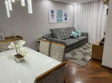 Sala de estar dois ambientes · Apartamento com 3 dormitórios à venda, 99 m² por R$ 765.000,00 - Vila Curuçá - Santo André/SP