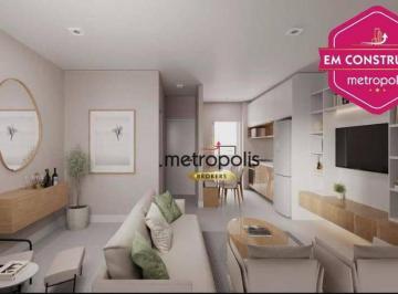 Opção com sala ampliada · Apartamento à venda, 46 m² por R$ 424.000,00 - Paulicéia - São Bernardo do Campo/SP