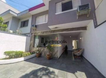 Fachada · Sobrado para alugar, 168 m² por R$ 10.102,61/mês - Vila Santa Teresa - Santo André/SP