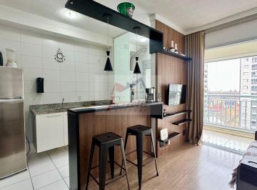 Apartamento · 49m² · 1 Quarto · 1 Vaga · Apartamento com 1 dormitório à venda com porteira fechada ao lado da UNIFESP, Santos/SP