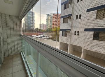 Apartamento de 1 quarto, Praia Grande · Apto Mobiliado a 50m da praia c/ 1 Quarto, sacada - Canto do Forte, Praia Grande