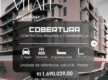 Apartamento de 4 quartos, Colatina · LANÇAMENTO DO RESERVA VITALI RESIDENCE EM COLATINA-ES - COBERTURA DE FRENTE