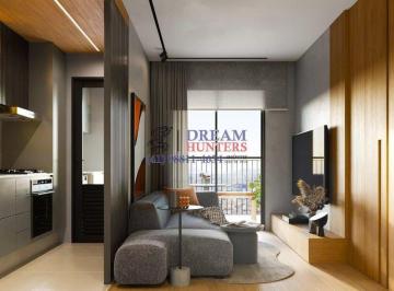 living · Apartamento 40m² no bairro Portão, com 2 quartos (1 suíte), 1banheiro e 1 vaga de garagem