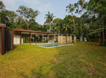 Casa · 734m² · 5 Quartos · 4 Vagas · Condomínio Chácara Flora. Casa NovaTérrea moderna de vidro