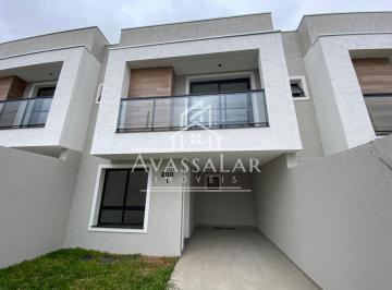 Casa · 105m² · 3 Quartos · 2 Vagas · Sobrado com 3 dormitórios, á venda no bairro Pinheiriinho, CURITIBA- PR