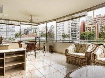 Apartamento · 222m² · 3 Quartos · 3 Vagas · Amplo apartamento com 3 dormitórios, churrasqueira e hidromassagem - 222m² - Pet