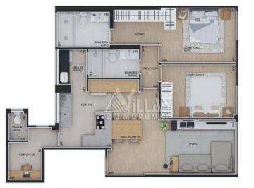 742486b94eb50dffbc54606c79fa771d432575ce · Apartamento com 2 dormitórios à venda, 91 m² por R$ 1.245.000,00 - Parque São Paulo - São Paulo/SP