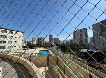 Apartamento de 1 quarto, Praia Grande · Semimobiliado com Vista Livre, 1 Suite, sacada e 1 vaga - Caiçara, Praia Grande