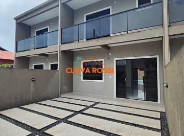 Casa · 136m² · 3 Quartos · 1 Vaga · Sobrado à 50 Metros do Mar Com Piscina Pontal do Paraná