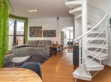 Apartamento · 80m² · 2 Quartos · 2 Vagas · COBERTURA DUPLEX À VENDA EM MOEMA, DECK COM PISCINA E CHURRASQUEIRA