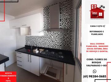 Casa de 3 quartos, Valparaíso de Goiás · CASA 3 QTS C/ SUITE REFORMADO E PLANEJADO COND. FLORES DO BOSQUE VALPARAISO-GO