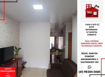 Casa de 2 quartos, Valparaíso de Goiás · ÁGIO CASA 2 QTS C/ SUITE REFORMADO COND. RESIDENCIAL SANTOS DUMONT VALPARAISO-GO