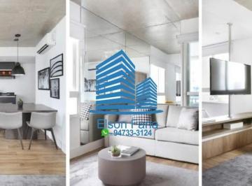 Foto 01 · Apartamento de Alto Padrão para Locação na Cidade Monções, São Paulo-SP: 1 Quarto, Suíte, Sala, Banh