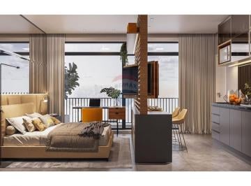Apartamento de 1 quarto, Curitiba · Studio á venda no Centro de Curitiba