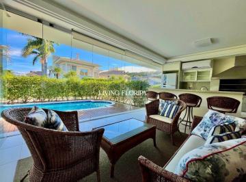 Casa · 381m² · 4 Quartos · Casa Á Venda 4 Quartos com Psicina, Condomínio Fechado, Cacupé - Florianópolis