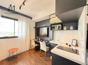 aa9dfc96fd36bde8da05e402f2ea3d1a38df2bfd · Studio Duplex, mobiliado à venda, 30 m²- Novo Mundo
