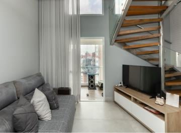 Apartamento · 125m² · 2 Quartos · 2 Vagas · Cobertura Duplex com Espaço Gourmet e Teto Retrátil | 125m² | 2 Dorms (1 Suíte) | Rua Elizabeth Barb