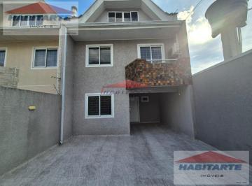 Foto 01 · Sobrado em Condomínio para Locação em Curitiba-PR, Bairro Uberaba: 3 Quartos, 1 Suíte, 2 Salas, 3 Ba