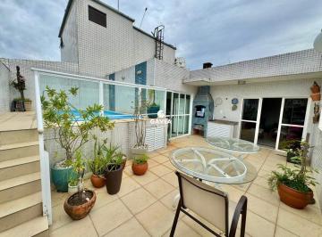 Apartamento · 255m² · 4 Quartos · 2 Vagas · Cobertura à venda no Embaré em Santos.