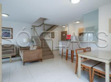 Apartamento · 65m² · 2 Quartos · 2 Vagas · Res Home Paulista, apartamento Duplex disponível para venda com 65m², 2 dormitórios e 2 vagas