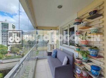 Apartamento · 155m² · 3 Quartos · 2 Vagas · Linda cobertura duplex em Laranjeiras,com varanda3 quartos,suíte,terraço com pis
