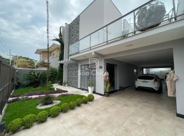 Casa · 430m² · 4 Quartos · 5 Vagas · Maravilhoso Sobrado Alto Padrão com terraço e vista para o mar! 100 metros da praia!