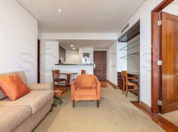 Apartamento · 80m² · 2 Quartos · 2 Vagas · Lindo flat George V com 80m², 2 dormitório e 2 vagas de garagem disponível  no Itaim Bibi