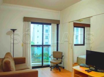 Apartamento · 33m² · 1 Quarto · 1 Vaga · Flat no itaim, na travessa das Ruas Pedroso Alvarenga e Tabapuã, ótima localização
