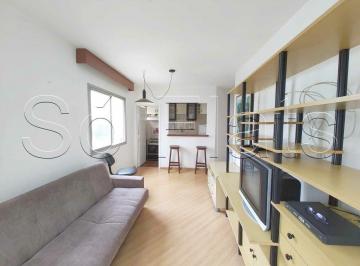 Apartamento · 41m² · 1 Quarto · 1 Vaga · Flat Ambassador, mobiliado e disponível para venda com 41m², 01 dorm e 01 vaga