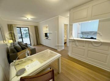 Apartamento · 45m² · 1 Quarto · 1 Vaga · Flat Itaim Bibi moradia ou investimento totalmente mobiliado e com serviços.