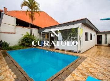 Casa · 224m² · 4 Quartos · 2 Vagas · Casa com Piscina, Área Gourmet com Churrasqueira, Edícula e 2 Vagas - Pq Novo Oratório, Santo André